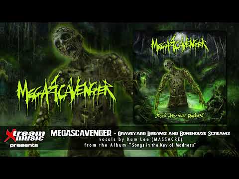 MEGASCAVENGER feat. Kam Lee (Massacre) - Graveyard Dreams and Bonehouse Screams [2026]