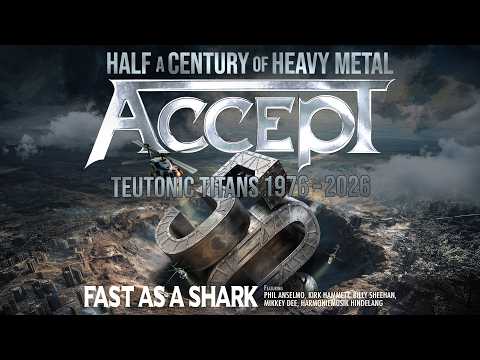 ACCEPT feat. Phil Anselmo, Kirk Hammett, Billy Sheehan, Mikkey Dee - Fast As A Shark (Static Video)