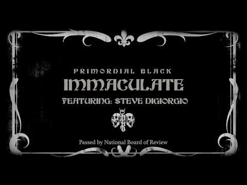 Primordial Black - Immaculate (Feat Steve DiGiorgio) (OFFICIAL LYRICS VIDEO)