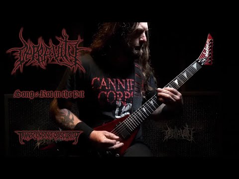 DEPRAVITY (Australia) - Rot in the Pit GUITAR PLAYTHROUGH VIDEO (Death Metal) Transcending Obscurity