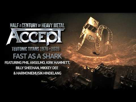 ACCEPT ft. Phil Anselmo, Kirk Hammett, Billy Sheehan, Mikkey Dee - Fast As A Shark (Official Video)